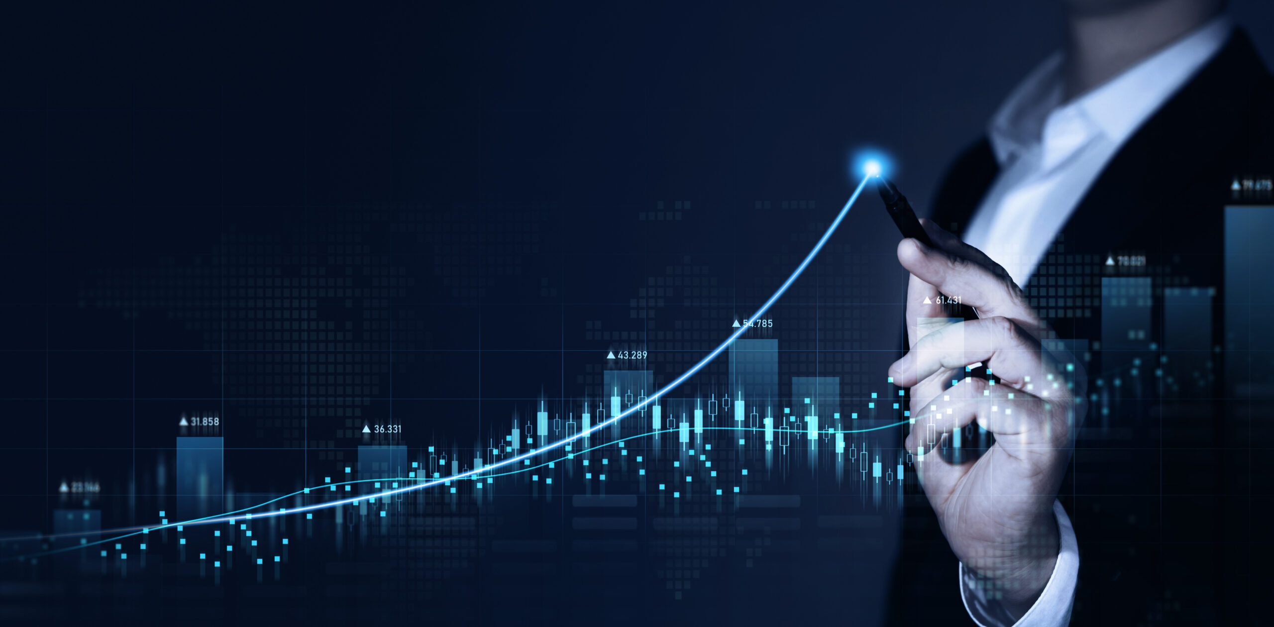 高度なデータ分析とSEOのイメージ